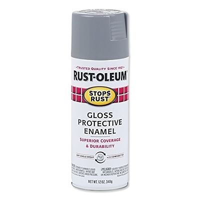 Stops Rust Spray Smoke Gray Gloss 12 Oz MPN:7786830
