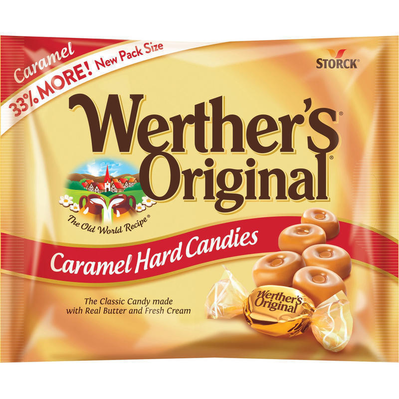 Werthers Original Hard Caramel Candies - Caramel - Individually Wrapped - 12 oz - 1 Each (Min Order Qty 5) MPN:05766