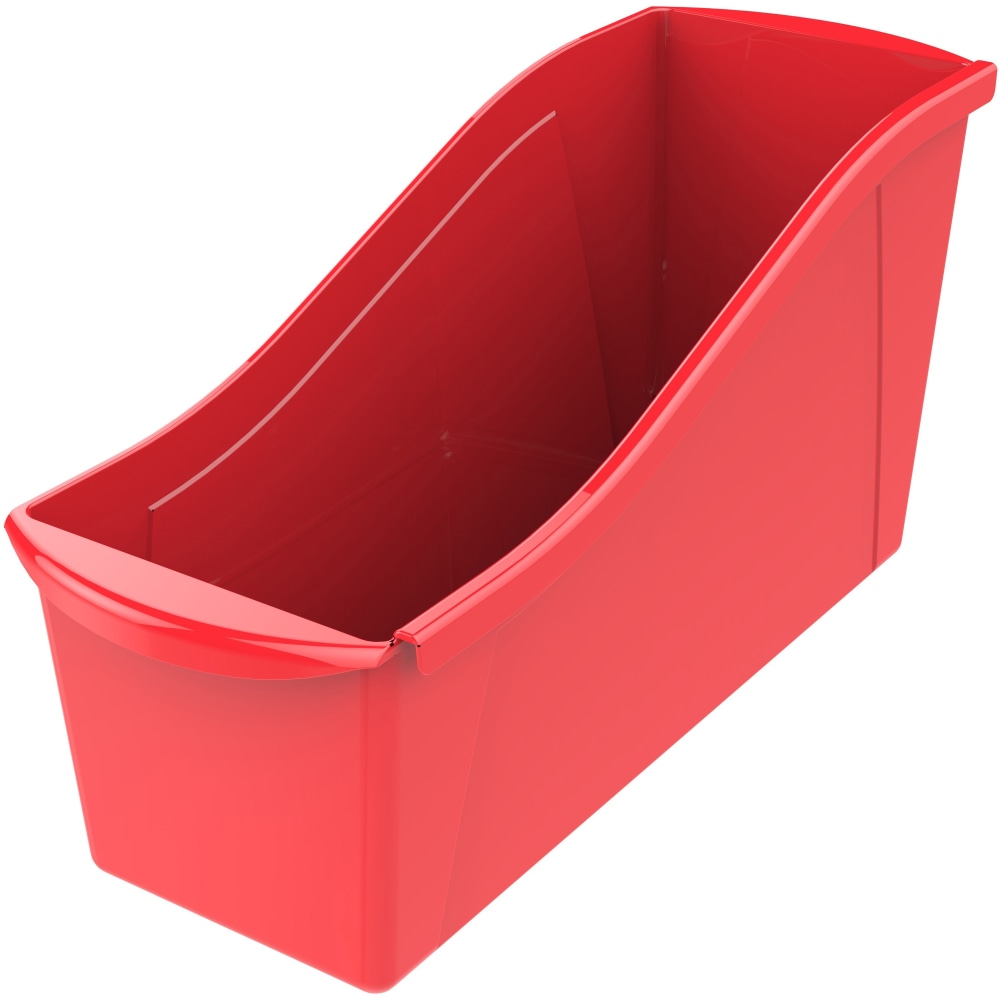 Storex Book Bin Set, Medium Size, Red, Carton Of 6 MPN:STX71102U06C