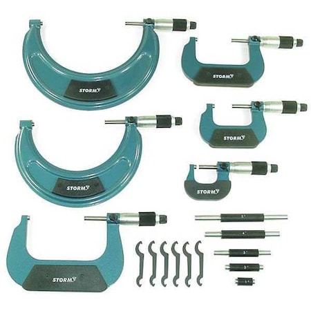Micrometer Set, 6 pcs. MPN:3M116-00