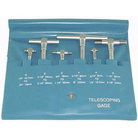 Telescoping Gage Set, 6 pcs. MPN:3S116-00