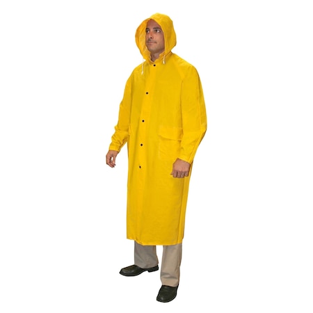 Rain Coat, 2 Pieces, Yellow, 49 in Length MPN:RC35YL