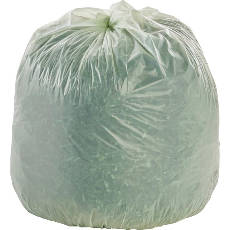 Stout EcoSafe-6400 Compostable Compost Bags, 1.1 mil, 30-Gallon, Green, Box Of 48 MPN:E3039E11