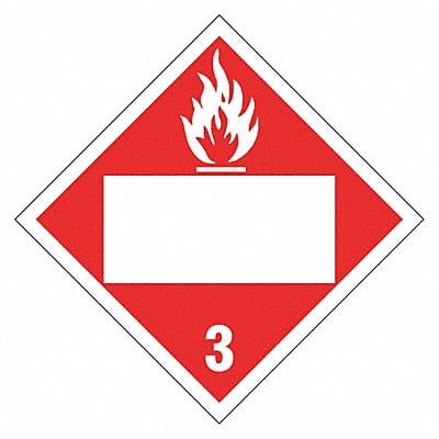 DOT Container Placard 10-3/4 Label W MPN:DOTP-0039-PS