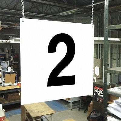 Hanging Aisle Sign Legend 2 MPN:HPS-FS1212-2