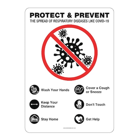 Decal, 14 in H, 10 in W, Vinyl, English, B702-1410-V MPN:B702-1410-V