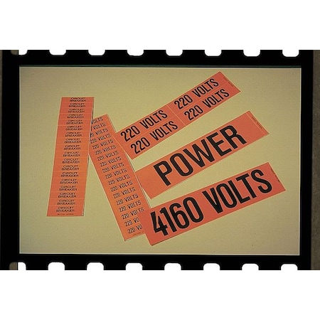 Conduit/Voltage Mrkr, 2 1/4in H, 9in W MPN:CVA-2009-PK