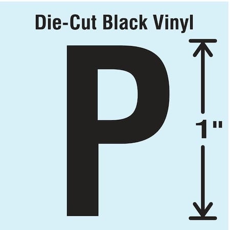 LetterLabel, Vinyl, 1inH, 5/8inW, PK10 MPN:DBV-1-P-10