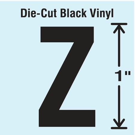 LetterLabel, Vinyl, 1inH, 5/8inW, PK10 MPN:DBV-1-Z-10