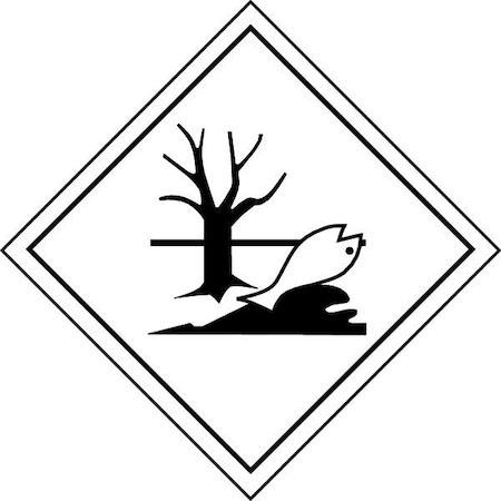 DOT Handling Label, Marine Pollutant, Vinyl, 10-3/4