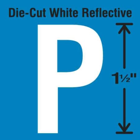 LetterLabel, Vinyl, 1-1/2inH, 7/8inW, PK5 MPN:DWR-1.5-P-5