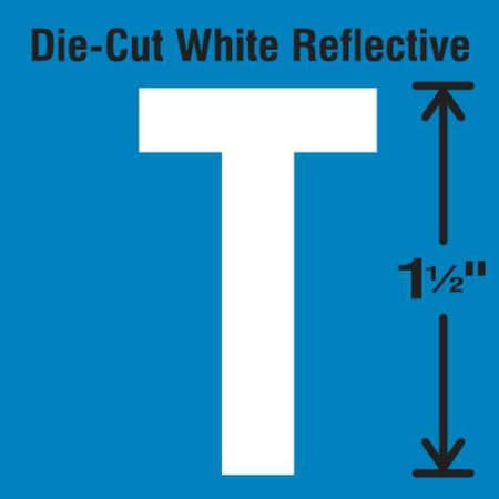LetterLabel, Vinyl, 1-1/2inH, 7/8inW, PK5 MPN:DWR-1.5-T-5