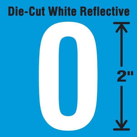 NumberLabel, Vinyl, 2inH, 1-1/4inW, PK5 MPN:DWR-2-0-5
