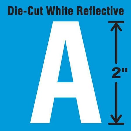 LetterLabel, Vinyl, 2inH, 1-1/4inW, PK5 MPN:DWR-2-A-5