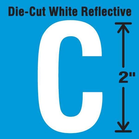 LetterLabel, Vinyl, 2inH, 1-1/4inW, PK5 MPN:DWR-2-C-5