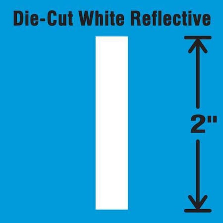 LetterLabel, Vinyl, 2inH, 3/8inW, PK5 MPN:DWR-2-I-5