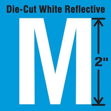 LetterLabel, Vinyl, 2inH, 1-1/4inW, PK5 MPN:DWR-2-M-5