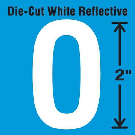 LetterLabel, Vinyl, 2inH, 1-1/4inW, PK5 MPN:DWR-2-O-5