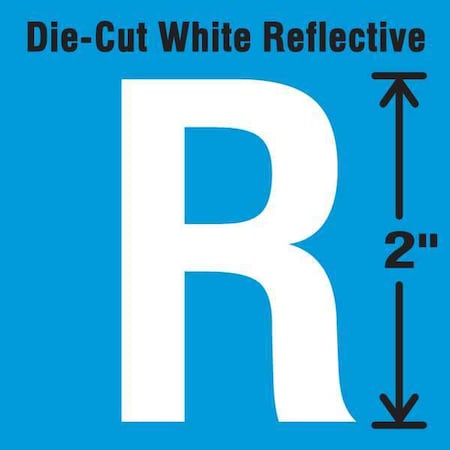 LetterLabel, Vinyl, 2inH, 1-1/4inW, PK5 MPN:DWR-2-R-5