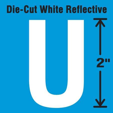 LetterLabel, Vinyl, 2inH, 1-1/4inW, PK5 MPN:DWR-2-U-5