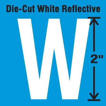 LetterLabel, Vinyl, 2inH, 1-1/4inW, PK5 MPN:DWR-2-W-5