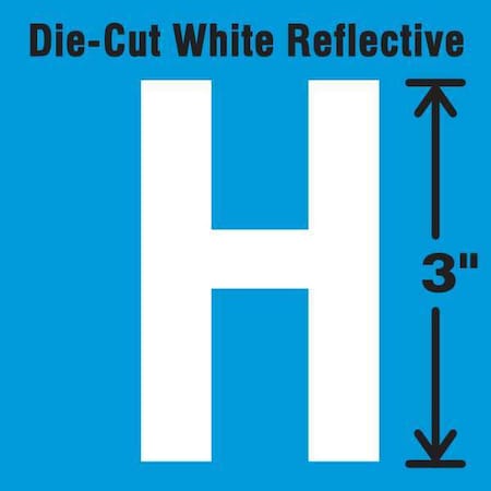LetterLabel, Vinyl, 3inH, 1-3/4inW, PK5 MPN:DWR-3-H-5