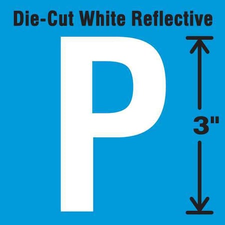 LetterLabel, Vinyl, 3inH, 1-3/4inW, PK5 MPN:DWR-3-P-5