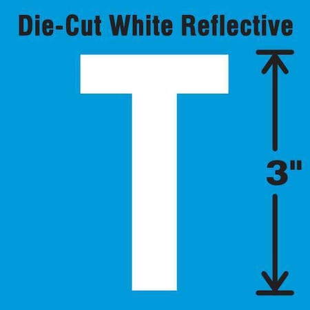 LetterLabel, Vinyl, 3inH, 1-3/4inW, PK5 MPN:DWR-3-T-5