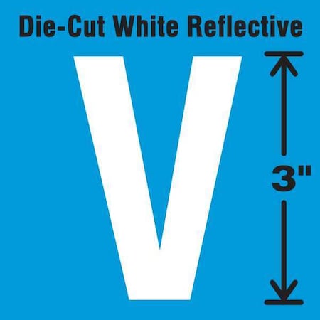 LetterLabel, Vinyl, 3inH, 1-3/4inW, PK5 MPN:DWR-3-V-5