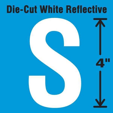 LetterLabel, Vinyl, 4inH, 2-1/4inW, PK5 MPN:DWR-4-S-5