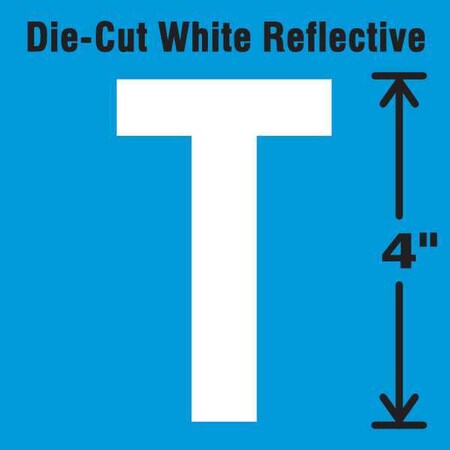 LetterLabel, Vinyl, 4inH, 2-1/2inW, PK5 MPN:DWR-4-T-5