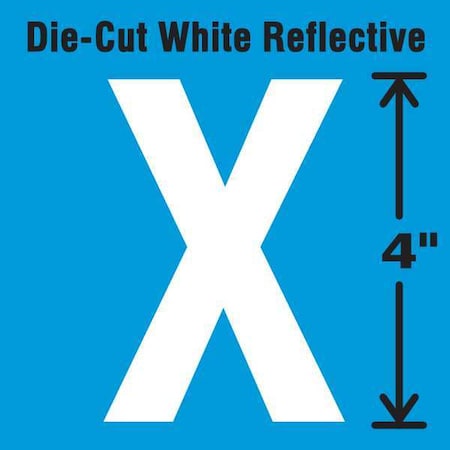 LetterLabel, Vinyl, 4inH, 2-1/2inW, PK5 MPN:DWR-4-X-5
