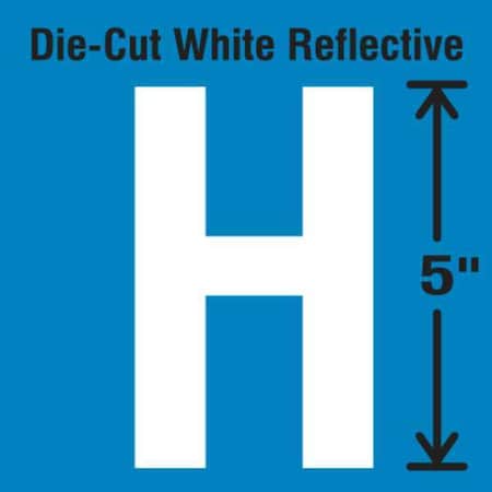 LetterLabel, Vinyl, 5inH, 2-3/4inW, PK5 MPN:DWR-5-H-5