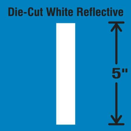 LetterLabel, Vinyl, 5inH, 2-3/4inW, PK5 MPN:DWR-5-I-5