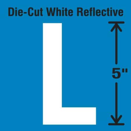 LetterLabel, Vinyl, 5inH, 2-3/4inW, PK5 MPN:DWR-5-L-5