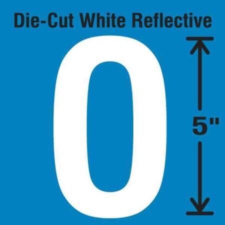 LetterLabel, Vinyl, 5inH, 2-3/4inW, PK5 MPN:DWR-5-O-5