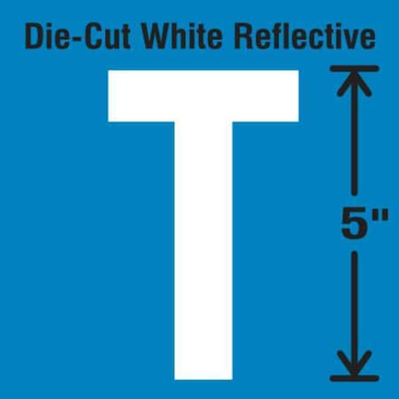 LetterLabel, Vinyl, 5inH, 2-3/4inW, PK5 MPN:DWR-5-T-5