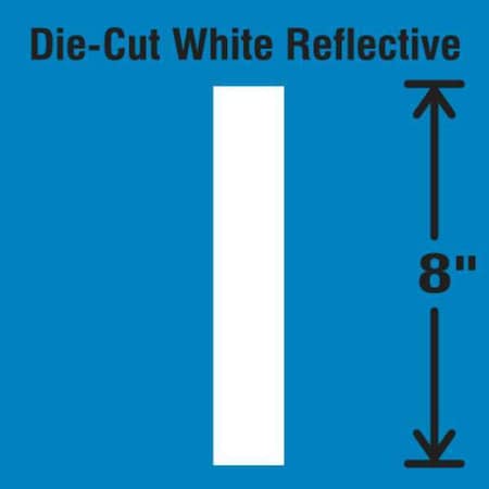 Letter Label, Vinyl, 8 in H, 4-3/4 in W MPN:DWR-SINGLE-8-I