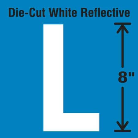 Letter Label, Vinyl, 8 in H, 4-3/4 in W MPN:DWR-SINGLE-8-L