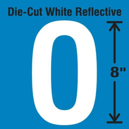 Letter Label, Vinyl, 8 in H, 4-3/4 in W MPN:DWR-SINGLE-8-O