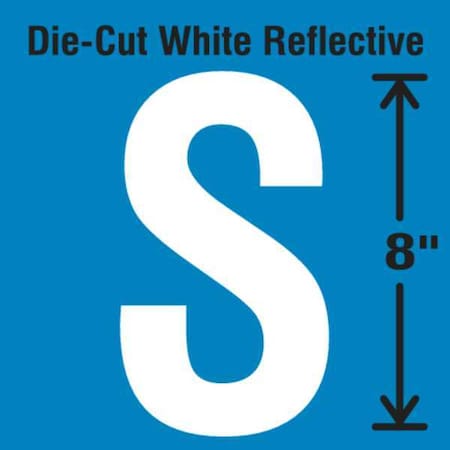 Letter Label, Vinyl, 8 in H, 4-3/4 in W MPN:DWR-SINGLE-8-S