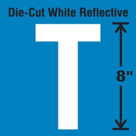 Letter Label, Vinyl, 8 in H, 4-3/4 in W MPN:DWR-SINGLE-8-T