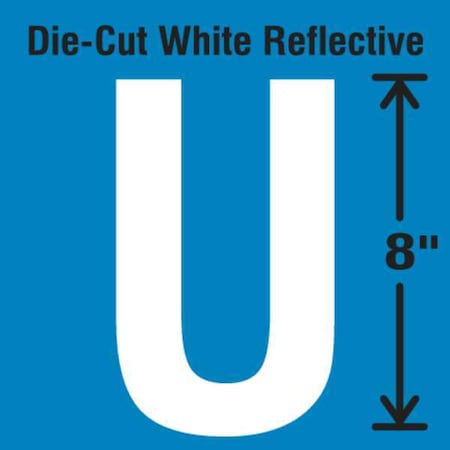 Letter Label, Vinyl, 8 in H, 4-3/4 in W MPN:DWR-SINGLE-8-U