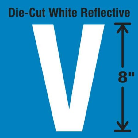 Letter Label, Vinyl, 8 in H, 4-3/4 in W MPN:DWR-SINGLE-8-V