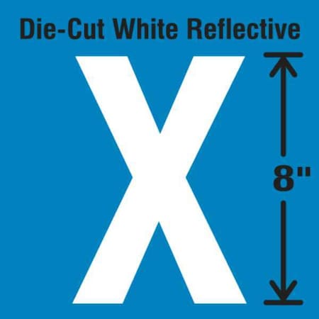 Letter Label, Vinyl, 8 in H, 4-3/4 in W MPN:DWR-SINGLE-8-X