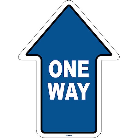 Floor Sign, 12.5000 in H, 17 in W, FS-ARW-209 MPN:FS-ARW-209