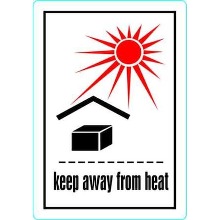 Label, Keep Away from Heat, 100 Labels MPN:HMSL-3506-P100