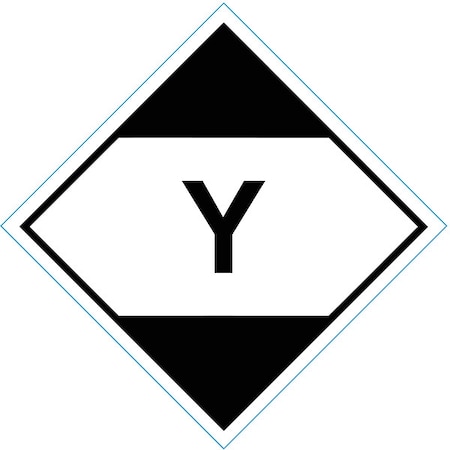 DOTHandlingLabel, Black;White, Paper, PK500 MPN:HMSL-450Y-P500