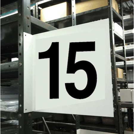 Projecting Aisle Sign, Legend 15, HPS-2W1412-15 MPN:HPS-2W1412-15