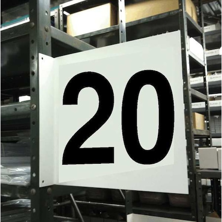 Projecting Aisle Sign, Legend 20, HPS-2W1412-20 MPN:HPS-2W1412-20
